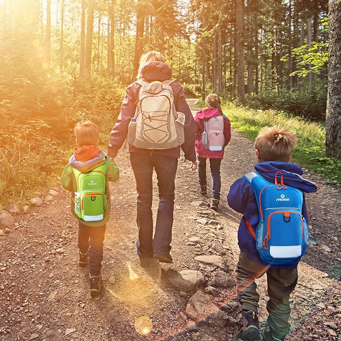 Nepest Kids Hydration Backpack, Mini Water Backpack with 1.5L Water Bladder for Hiking Cycling Running