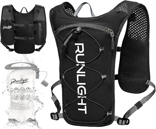 Running Vest for Women Men Lightweight Hydration Backpack Pack with 1.5L Water Bladder Bag Hydro Daypack for Hiking,Trail,Skiing,Camping,Cycling,Race,Marathon
