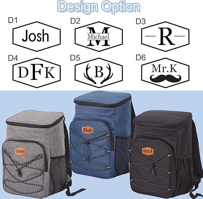 Cooler Backpack Large Insulated Leak Proof Lunch Backpack Portable Lightweight Cooler Bag for Travel Hiking Camping