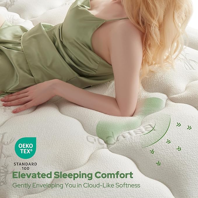 BEDLORE RV Queen Mattress Topper Viscose Derived from Bamboo,Pillow Top Mattress Pad with Stretchable Pockets for 6-18 inches Mattress, Soft Breathable Mattress Topper for Back Pain Relief