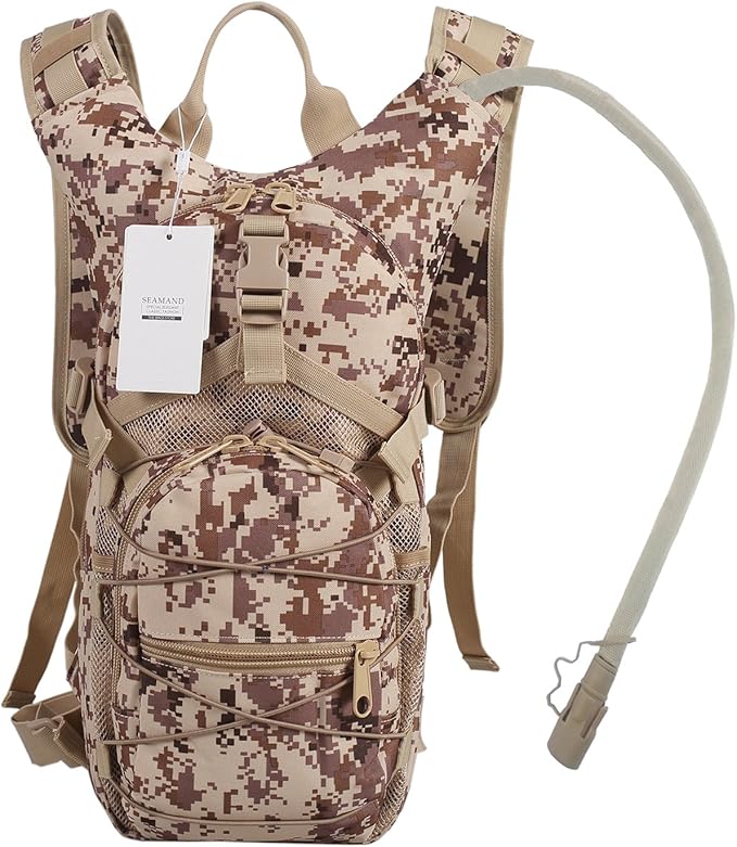 Hydration Backpack with 3L Water Bladder for Hiking and Climbing