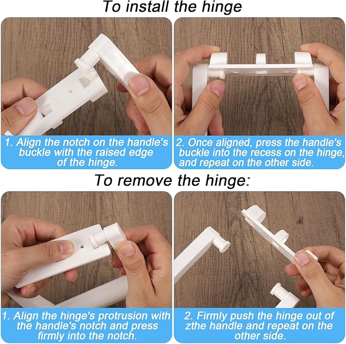 2pcs Cooler Handle Replacements for 25-72 Quart Coolers, Durable Plastic Handle Replacement Parts with 4pcs Metal Screws (White)