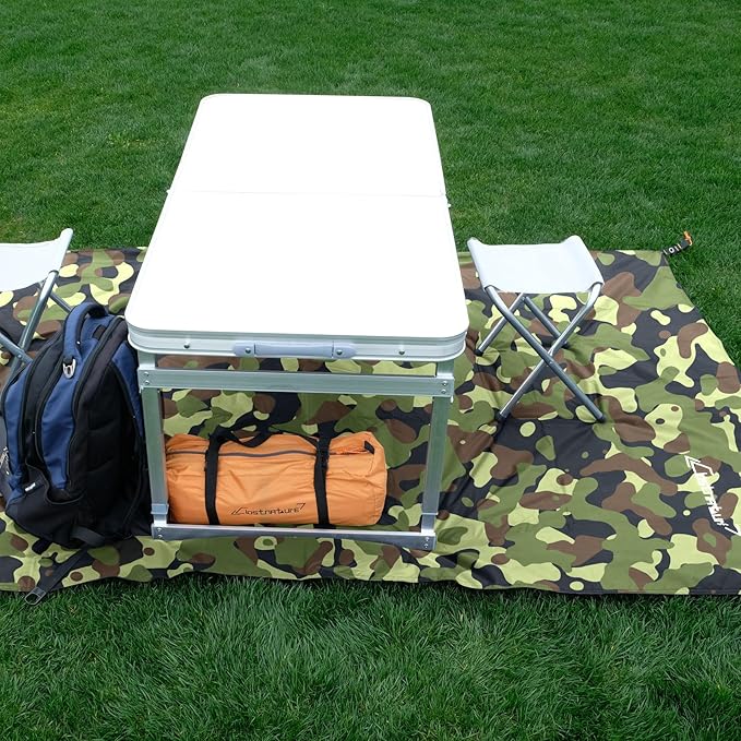 Clostnature Tent Footprint - Waterproof Camping Tarp, Heavy Duty Tent Floor Saver, Ultralight Ground Sheet Mat for Hiking, Backpacking, Hammock, Beach - Storage Bag Included