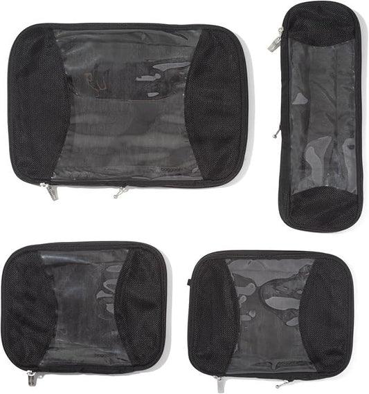 Baggallini Compression Cube 4-piece set - Lightweight Compression Packing Cubes for Travel