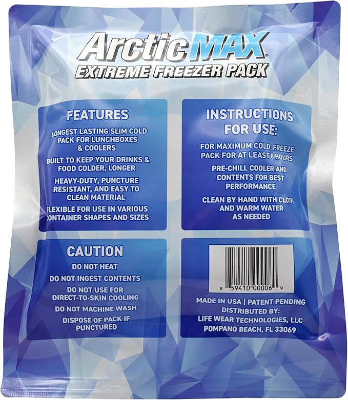 ArcitcMAX - Long-Lasting Slim Cooler Ice Pack
