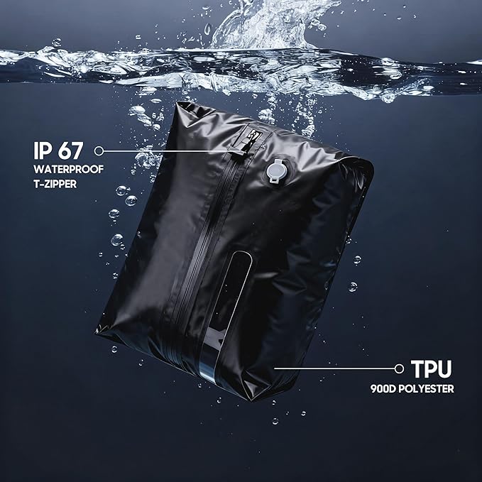 41L Vacuum Packing Cubes for Travel with Pump,Waterproof Travel compression bags for Suitcase, Luggage, Backpack with Manual Air Pump(Black,Large Volume 41L,2-PACK)