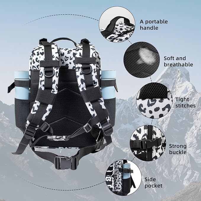 25L Small Military Tactical Backpacks For Men Camping Hiking Trekking Daypack With Bottle Pouch Bug Out Bag Lage MOLLE DayPack - 25L Heart Print Work Pack Daily Backpack