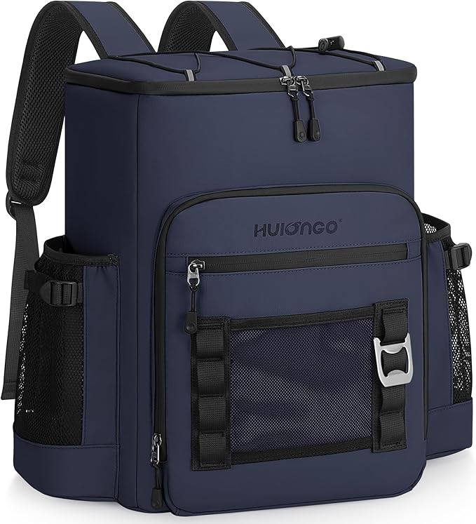 Large 52cans Waterproof Insulated Cooler Backpack for Men & Women, Leak Proof Backpack Cooler, Soft, 8Gal