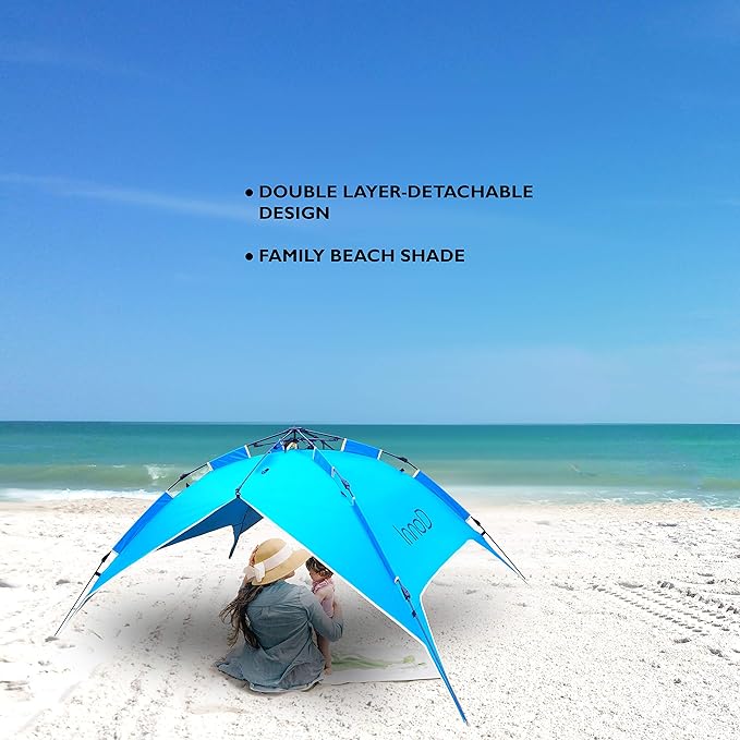3 Person Tent, Instant Pop up Dome Tent for Camping with Waterproof Rain Fly, Easy Setup Outdoor Camping Tent & Shelters