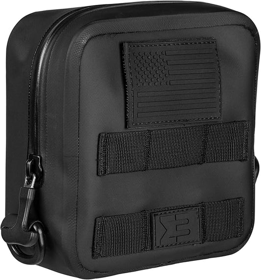 SealBags Water Resistant Tactical MOLLE Pouch for Hiking, Tools and Camping Gear. Durable Thermoplastic Design and Molle Compatible with Backpacks, Tactical Belts, Waist Bags and More