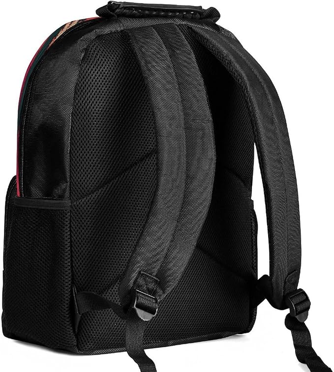 Lightweight Backpack for Gym Travel Bicycle, Big Capacity Multipurpose Anti-Theft Carry On Bag, Anime Fox Art Travel Hiking Bag Day Pack