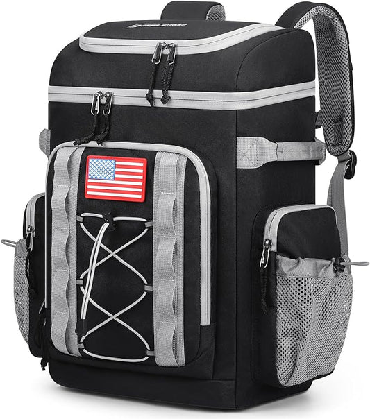 Maelstrom Backpack Cooler,Soft Lightweight Leakproof Cooler Backpack,Men Women 35/50 Can Insulated Cooler Bag,Keeps Hot/Cold for Up to 16 Hours,Perfect for Camping, Beach