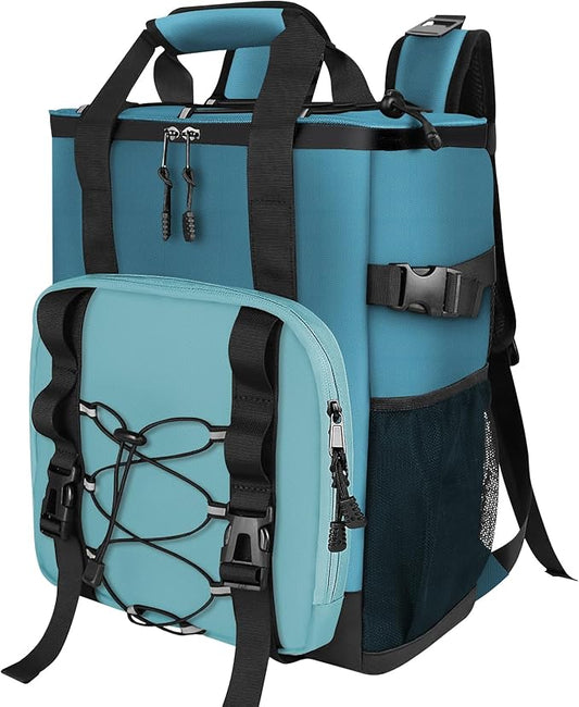 Large Backpack Cooler,40 Cans Leak Proof & Waterproof & Insulated Cooler Backpack, Soft Cooler Bag for Men & Women, Ice Chest for Camping,Beach,Picnic,Lunch,Travel,Fishing