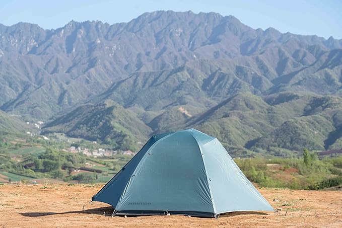Wander Hawk 1-2 Person Backpacking Tent, Lightweight 1 Person / 2 Person Tent for Bikepacking Backpacking Camping & Hiking