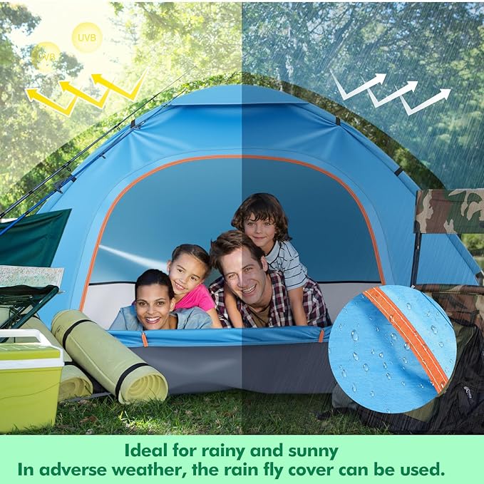 Woanger 10/16 Pack Bulk 2 Person Camping Tents for Homeless Lightweight Tent with Rain Fly and Carrying Bag Waterproof Windproof Setup Pop Up for Camping Backpacking Donation