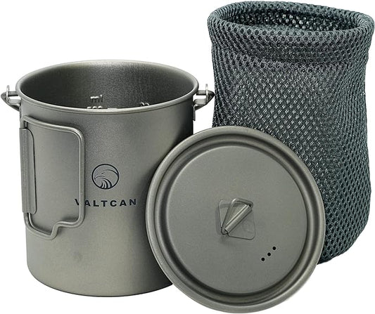 Valtcan 750ml Titanium Pot Backpacking Mug 25.4 oz