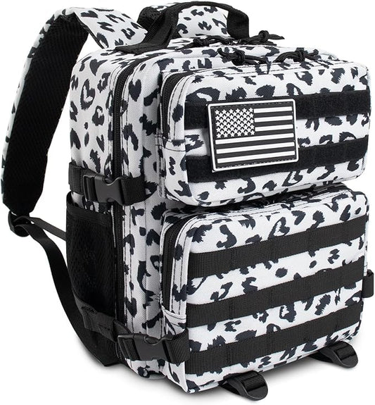 12L Mini Tactical Military Backpack for Women Army Assault Pack Bag Small Rucksack with Bottle Holder Work Gym Bag - 12L Heart Print Backpack Mini Small Pack