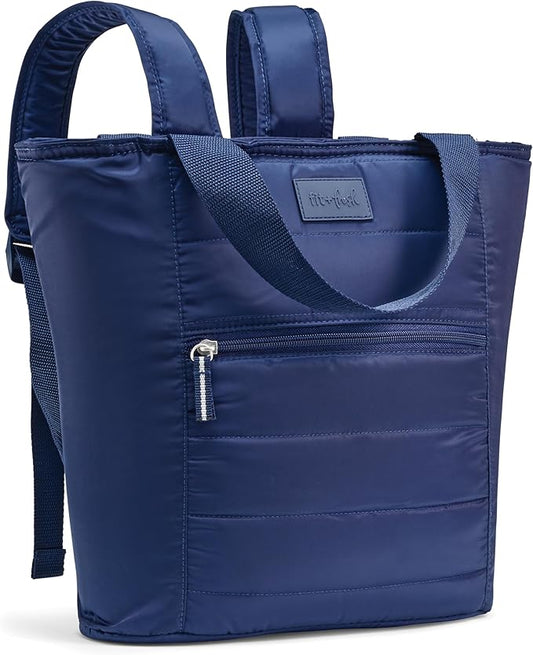 Fit & Fresh Carefree Cooler Collection – Insulated, Leakproof, Water-Resistant Tote & Mini Sling Bag for Summer Pool & Travel