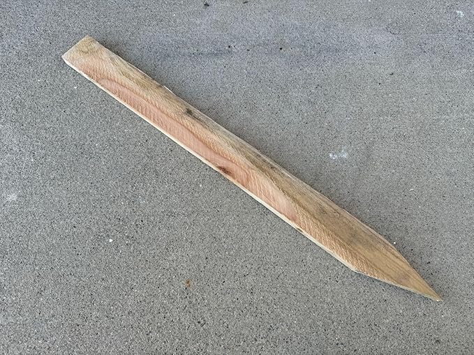 Sandbaggy 2 Ft Wood Stakes (1" X 3" X 24") - Made in The USA - 3" Extra Wide Stakes for Concrete Forms, Garden, Yard, Grading, Survey, Plants, Signs (Douglas Fir Wood, 50)