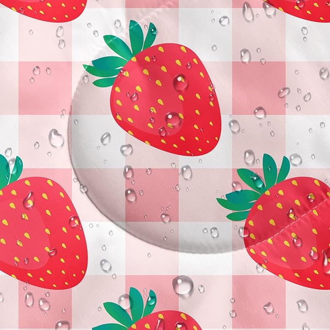 Datura home Kids Sleeping Bag for Girls,Straeberry Pink Grid-Warm Outdoor Indoor-LightweightWaterproof Cold Weather Resistant Sleeping Bag for Camping Hiking(Strawberry 32"*90")