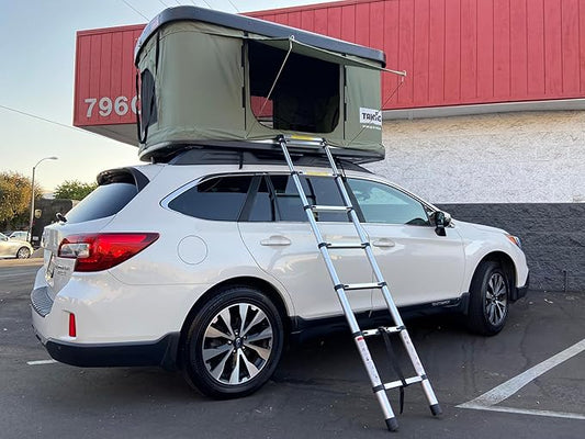 Takao Hardshell Roof Top Camp Tent - Green for Cars Trucks SUVs Fits 3 Person