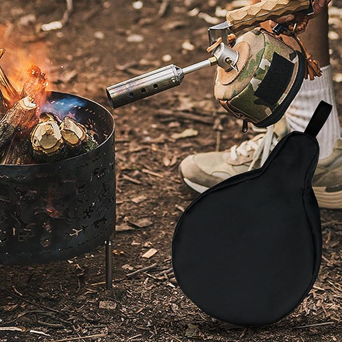 2pcs Lightweight Cast Iron Skillet Bags for 8/10/12in Pans – Waterproof with Hanging Loop, Camping Storage