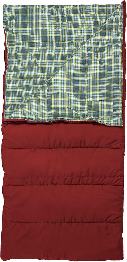 Teton Evergreen Sleeping Bag – Spacious Fit and Cozy Warmth for Adults – Options for Camping in Any Weather