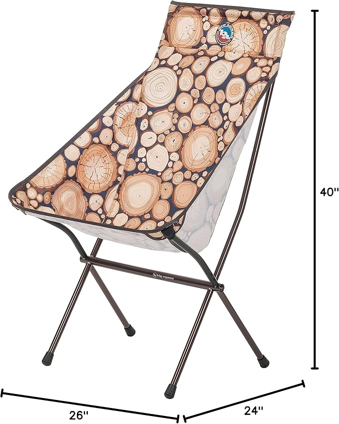 Big Agnes Big Six Camp Chair - Deluxe Comfort for Your Outdoor Adventures | Lightweight, Packable & Portable Camping Chair | Tall Back, Wide Seat | Easy Setup