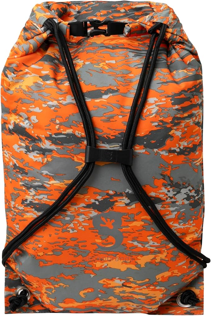 geckobrands Embark 10L Drawstring Backpack – Waterproof, Lightweight Dry Bag for Beach, Hiking, and Light Water Activities