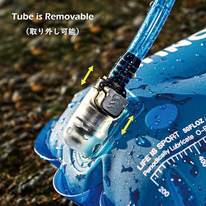 TRIWONDER Hydration Bladder Water Reservoir 1.5 Liter 2L 3L BPA Free Water Bladder for Running Cycling Hiking Camping Backpack