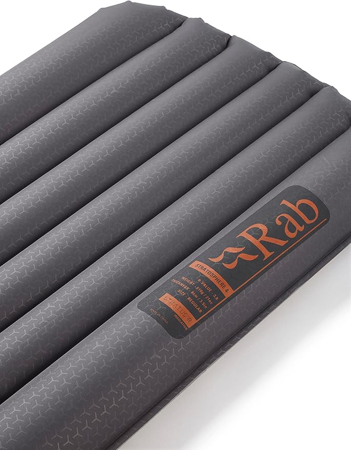 Rab Stratosphere 4 Lightweight Insulated Sleeping Pad for Camping & Backpacking - Graphene - Regular Wide