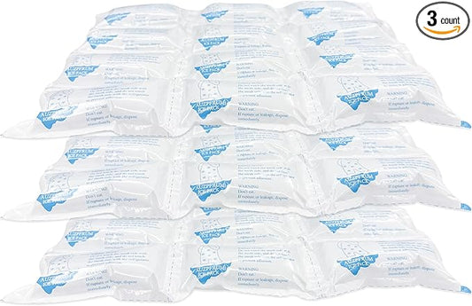 Dry Ice Packs for Shipping Frozen Food Long Lasting, Reusable Cold Packs Sheets for Cooler, Freezer Packs for Lunch Boxes