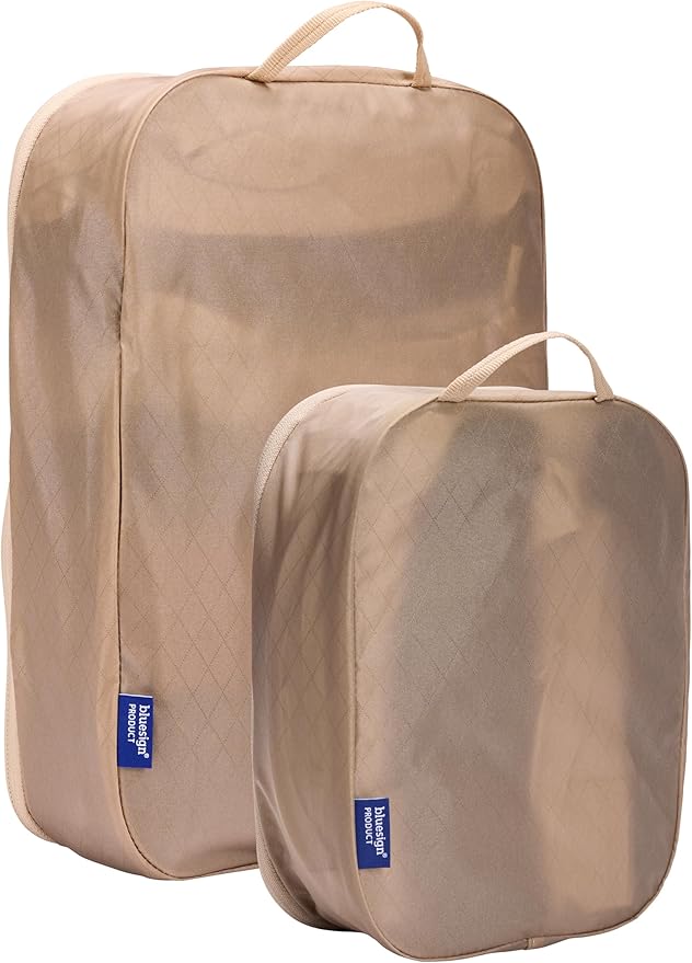 Thule Packing Cube Set, Includes Medium & Small Cubes, Transparent Fabric, Organize Clothing, Easy to Pack