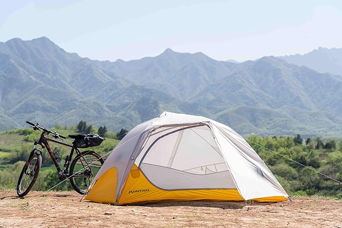 Wander Hawk 1-2 Person Backpacking Tent, Lightweight 1 Person / 2 Person Tent for Bikepacking Backpacking Camping & Hiking