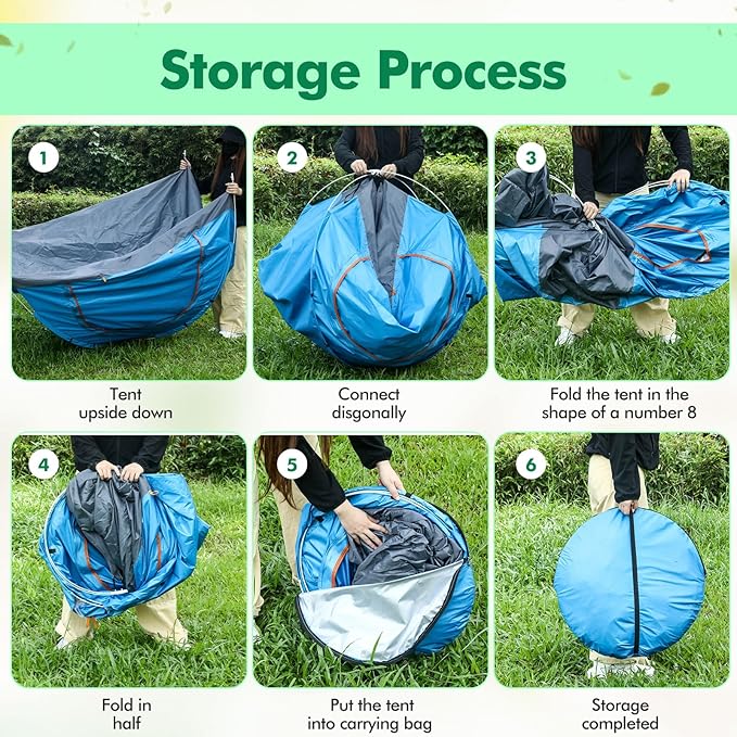 Woanger 10/16 Pack Bulk 2 Person Camping Tents for Homeless Lightweight Tent with Rain Fly and Carrying Bag Waterproof Windproof Setup Pop Up for Camping Backpacking Donation