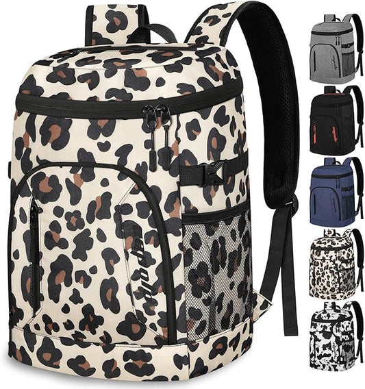 Capolo Cooler Backpack for Men Women Insulated Backpack Cooler Leak Proof Thermal Bag Beverage Soft Cooler Bag Lunch Backpack for Camping 30/45 Cans