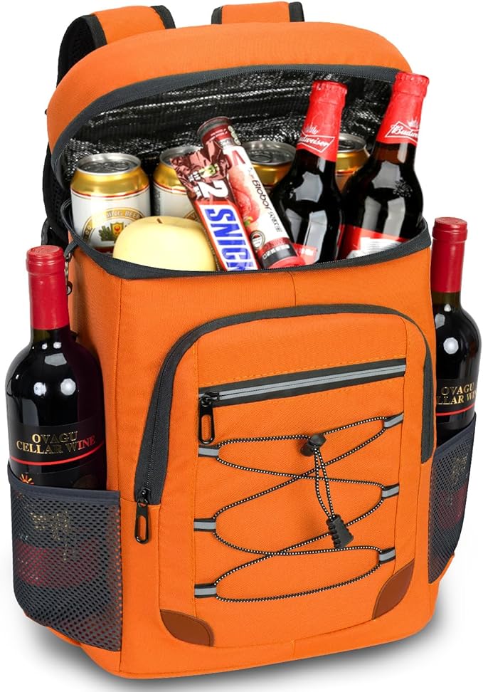 Backpack Cooler Insulated Leak Proof for Men Women 36 Cans Soft Cooler Backpack Insulated Waterproof Large Capacity Coolers Bag Portable for Lunch Camping Travel Picnic Hiking