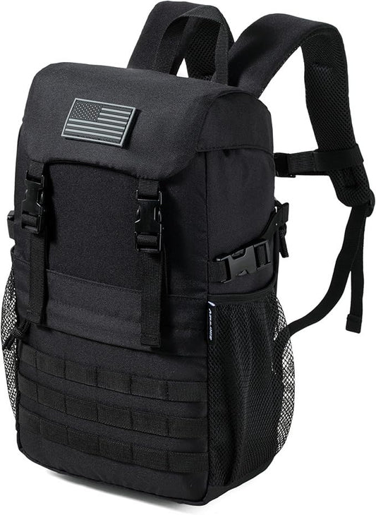 Small Tactical Backpack 10L – Mini Military Molle EDC Daypack, Water Repellent Assault Pack for Hiking, Camping & Outdoor