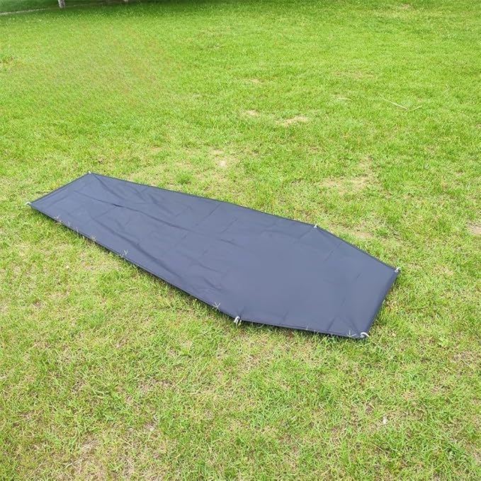 1 Person Bivy Tent Ultralight 0.7kg Backpacking Shelter with 40D Ripstop Fabric, 210D Oxford Floor, Wind-Resistant Aluminum Frame for 4-Season Outdoor Adventures