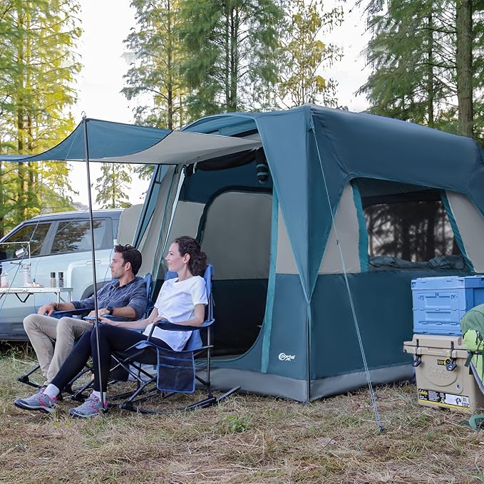 Portal 5-Person SUV Tent with Porch, 2-in-1 Car Camping Tent, Water-Resistant & Windproof, Trunk Tent for Travel & Outdoor Adventures