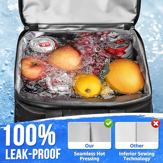 WOTOW Backpack Cooler 45 Cans - Tactical Insulated Soft Cooler Bag - Large Capacity Leakproof Back Pack, for Women Men, Cooler Backpack Camping Hiking Picnics Beac