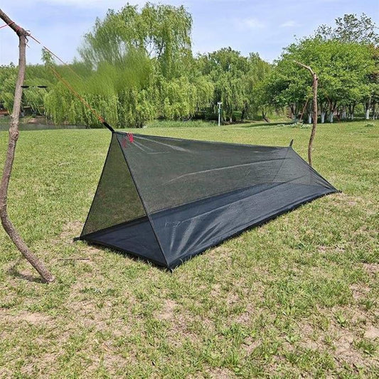 Ultralight 1-Person Bug Bivy Tent – No-See-Um Mesh Shelter with Waterproof Floor for Backpacking, Camping, Bushcraft, Survival & Emergency Bug Out Bags
