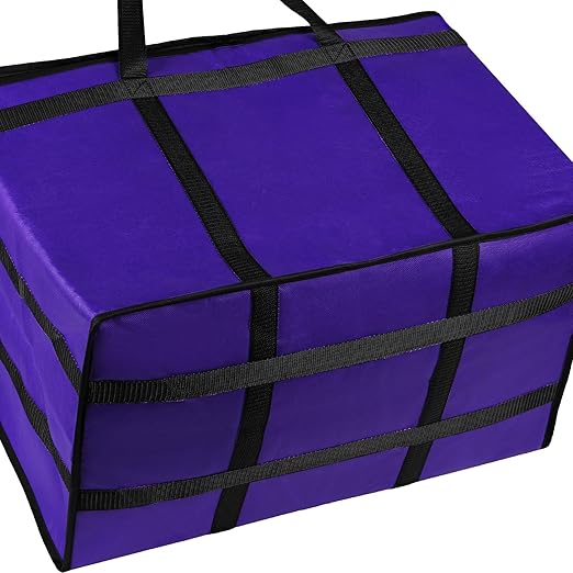 1 Pack Purple Extra Large XXXL Insulated Food Delivery Bag Cooler Bags Keep Food Warm Catering Therma for doordash Catering Cooler Bags Keep Food Warm Catering Therma Catering Shopper hot XXXL