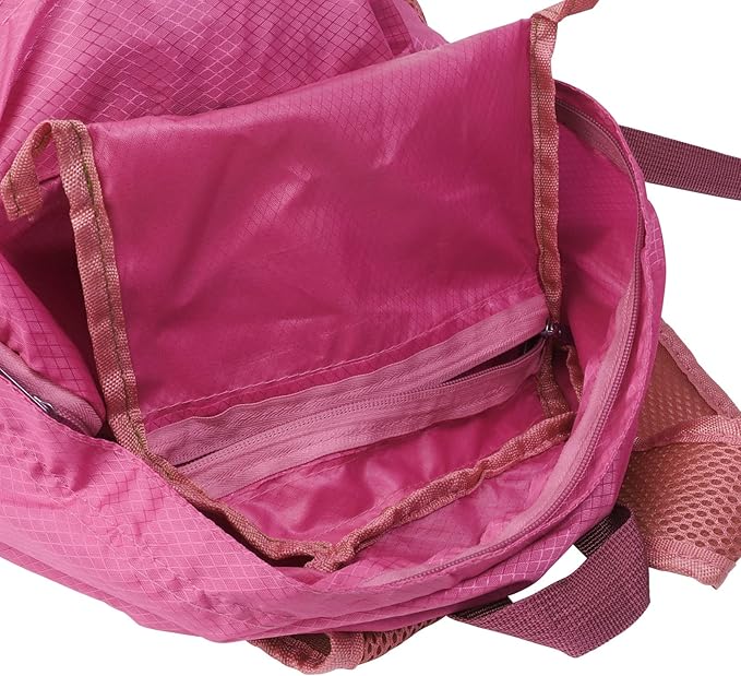 25L Backpack Packable Foldable Ultra Lightweight Water Resistant Durable Camping Travel Hiking Daypack for Men Women (Pink)