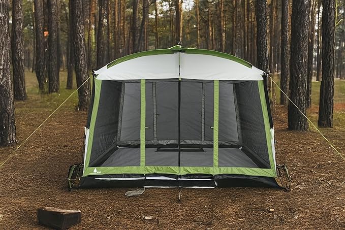 Screen House Tent, 11 x 9 x 80 inches, 3 Season Outdoor Shelter, Mesh Windows for Camping, Picnic, or Beach