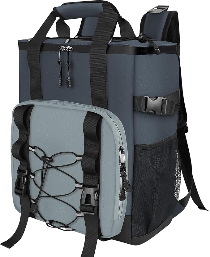Large Backpack Cooler,40 Cans Leak Proof & Waterproof & Insulated Cooler Backpack, Soft Cooler Bag for Men & Women, Ice Chest for Camping,Beach,Picnic,Lunch,Travel,Fishing