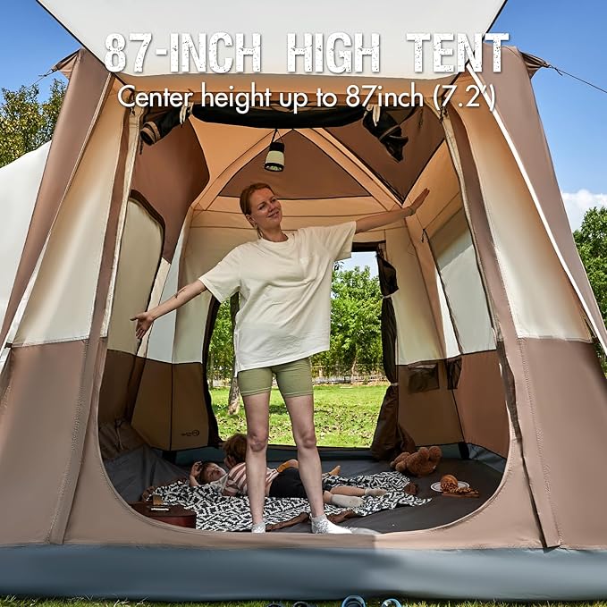 Portal 5-Person SUV Tent with Porch, 2-in-1 Car Camping Tent, Water-Resistant & Windproof, Trunk Tent for Travel & Outdoor Adventures