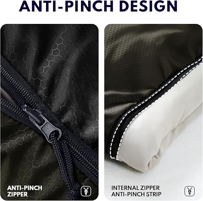 20°F XXL Sleeping Bags for Adults Cold Weather,Camping Sleeping Bag with Compression Sack for Winter Hiking, Hunting,Traveling