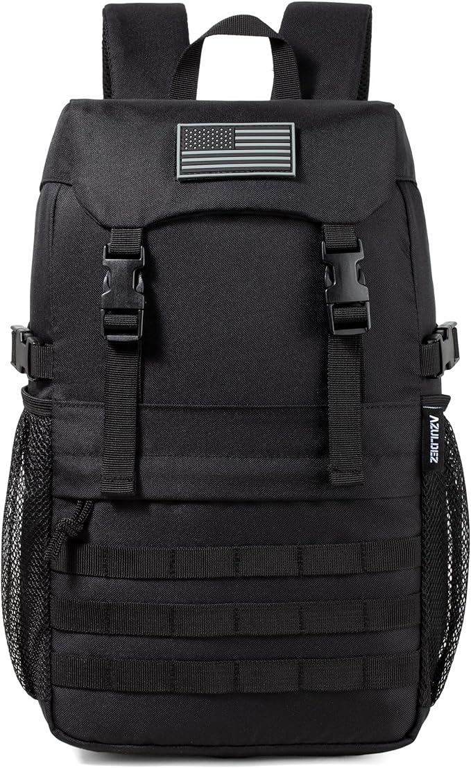 Small Tactical Backpack 10L – Mini Military Molle EDC Daypack, Water Repellent Assault Pack for Hiking, Camping & Outdoor