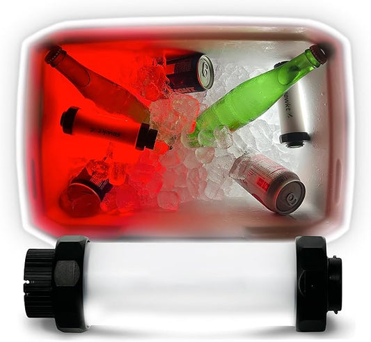 SOWKT Waterproof Cooler Light - 55 Hours of Light on One Charge - Rechargeable LED Light - Cooler Accessories Compatible with YETI, RTIC, ORCA, and more! Great for Camping, Fishing, Parties & Hunting!